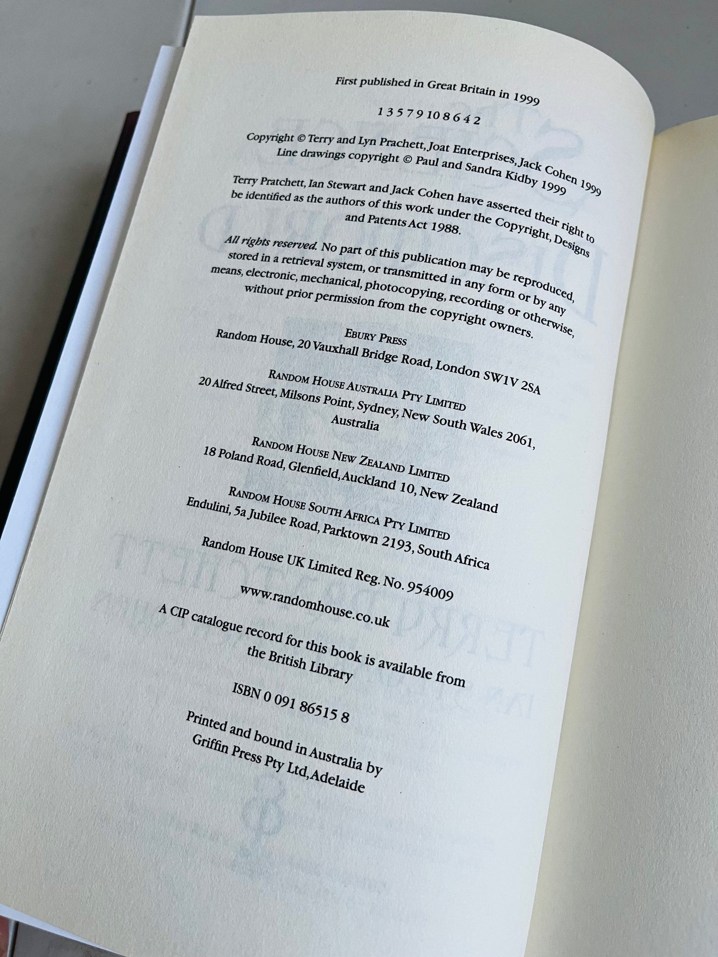 The science of Discworld - Terry Pratchett (1st Ed 1999)