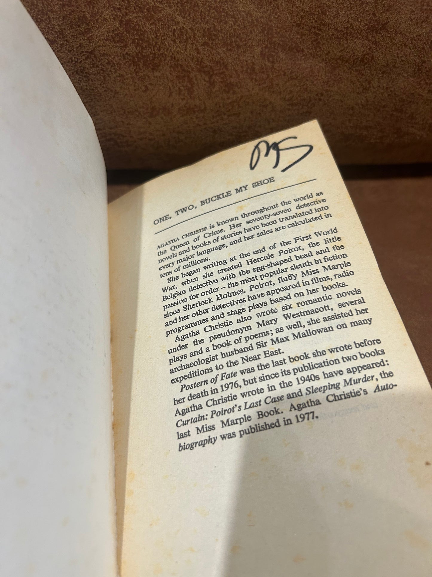 Agatha Christie - One, Two, Buckle My Shoe