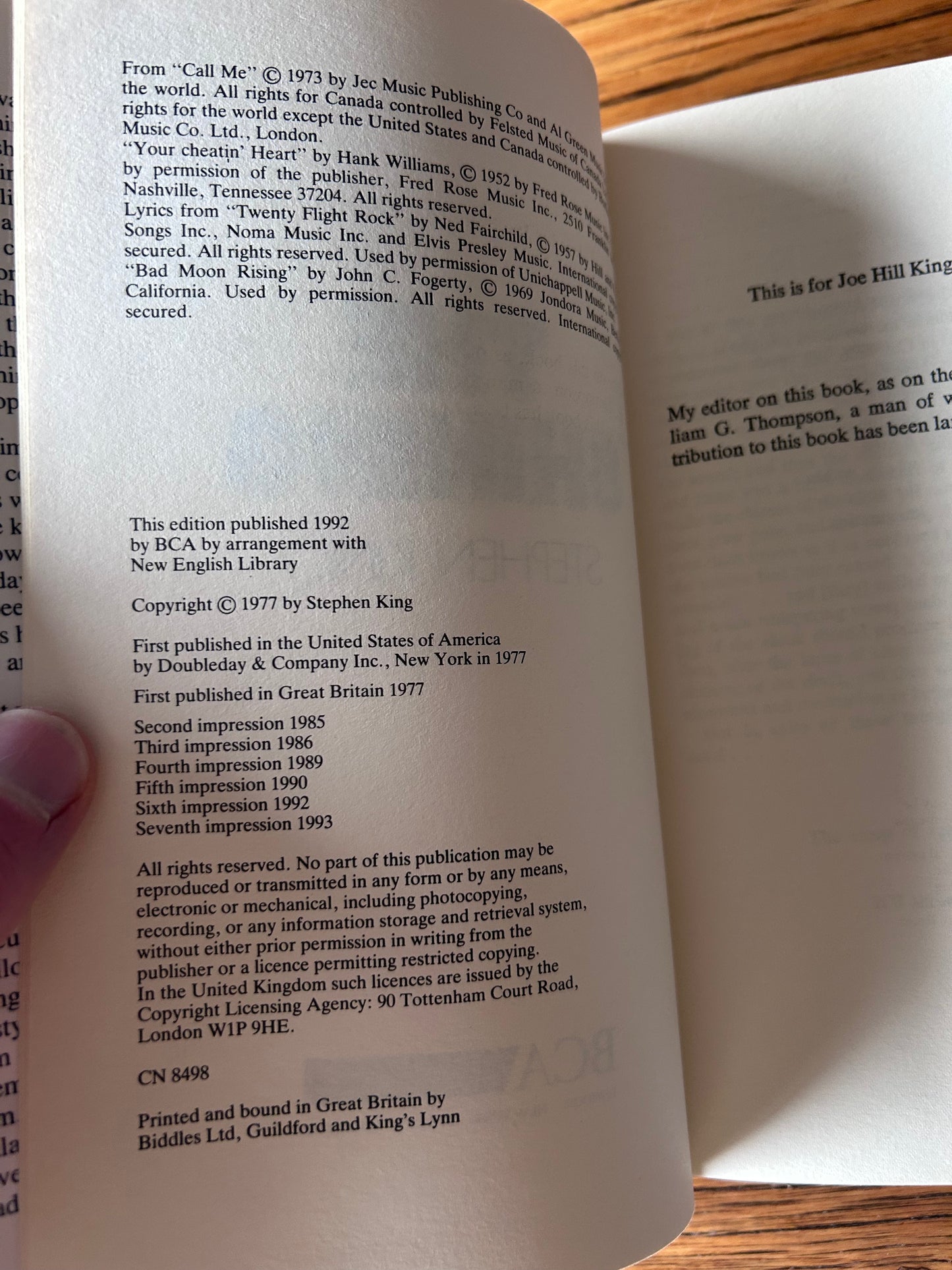 The Shining - Stephen King Hard Cover 1993