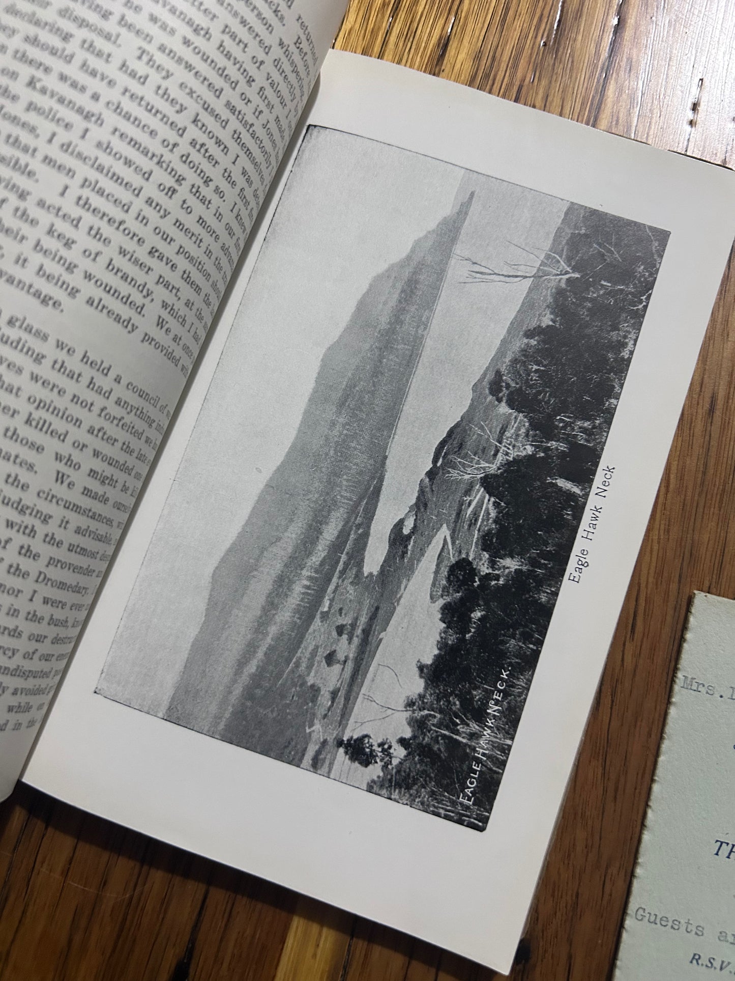 Martin Cash The Bushranger of Van Diemen’s Land In 1843-4. Circa 1929 with bonus free dance invitations found inside