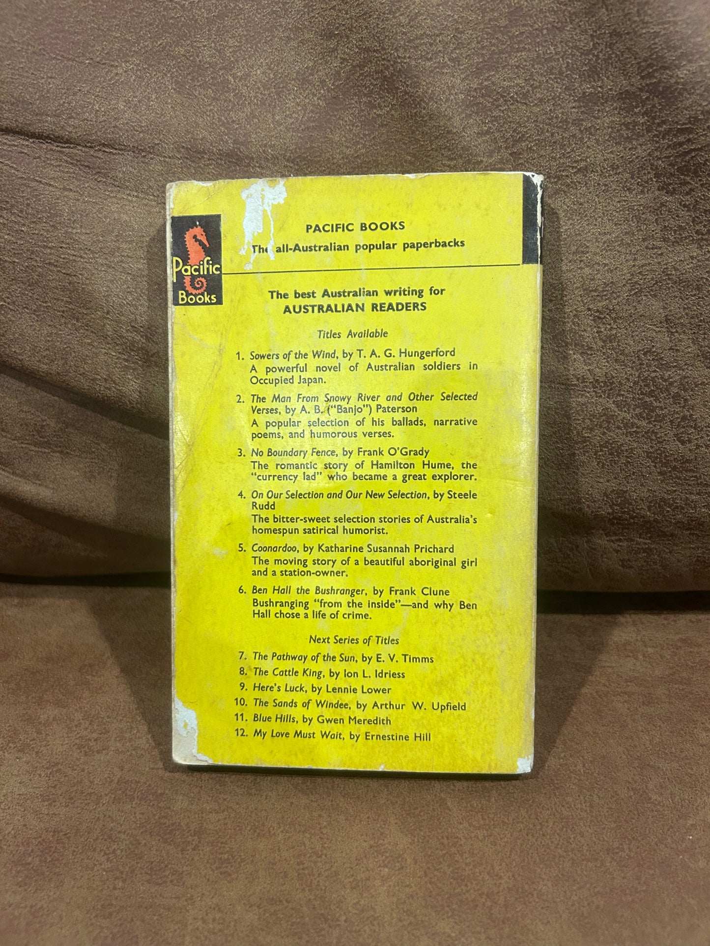 The Man From Snowy River and Other Verses - Banjo Paterson (Est $10 - $15)