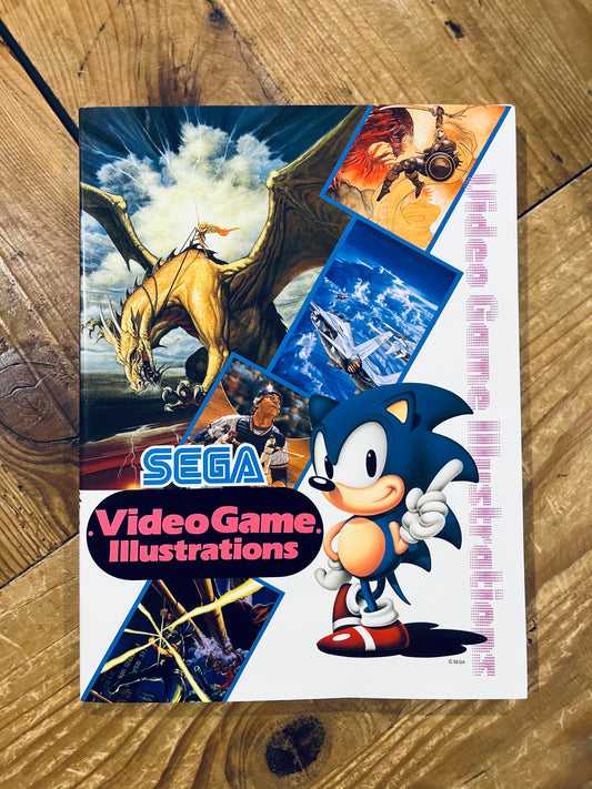 SEGA VideoGame Illustrations (Rare - 1st Print - English & Japanese)