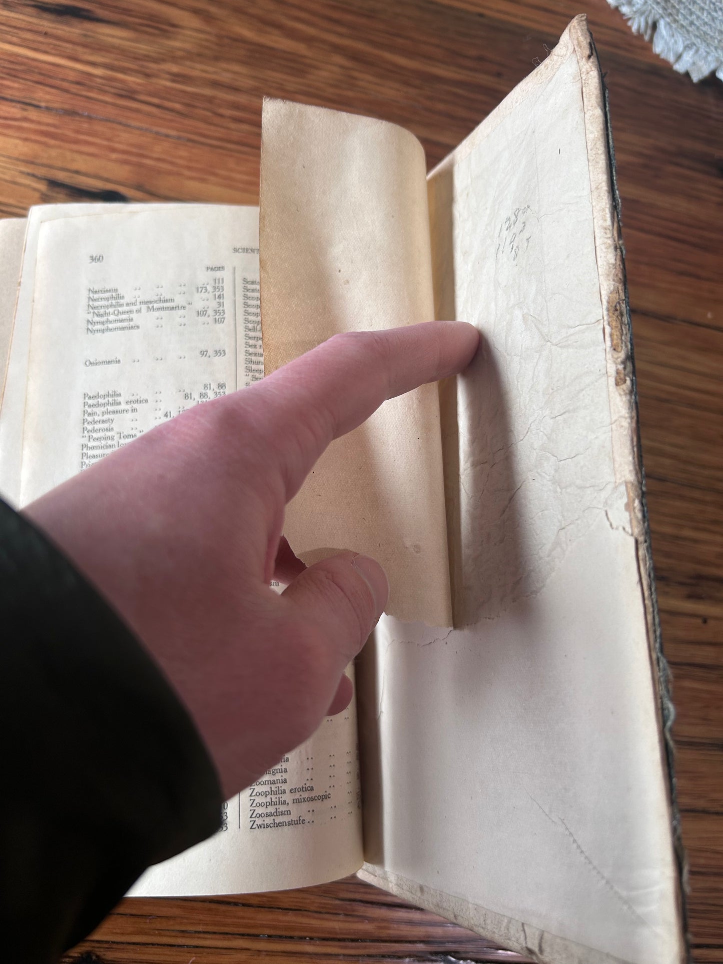 Scientific Curiosities of Sex Life - With historically important Inscription and Naval connection  - as is condition.