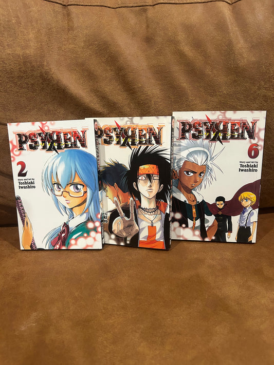 Psyren Volumes 2, 5 & 6 - Toshiaki Iwashiro*