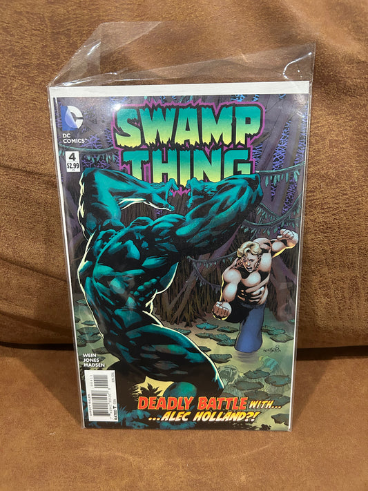 Swamp Thing #4 Deadly Battle with Alec Holland?!*