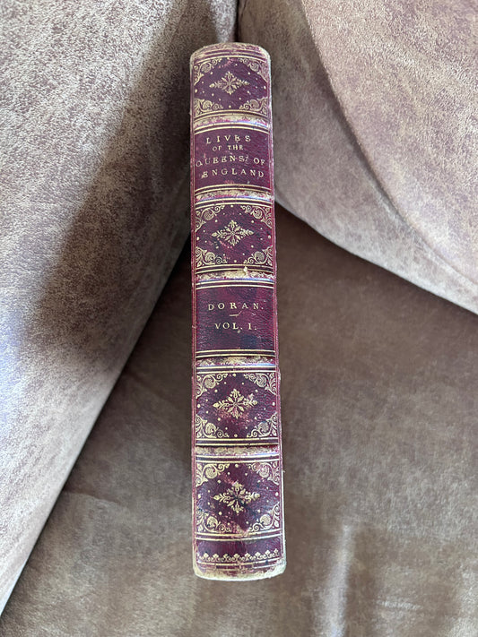 Lives of the Queens of England 1875 with autographs - Vol 1