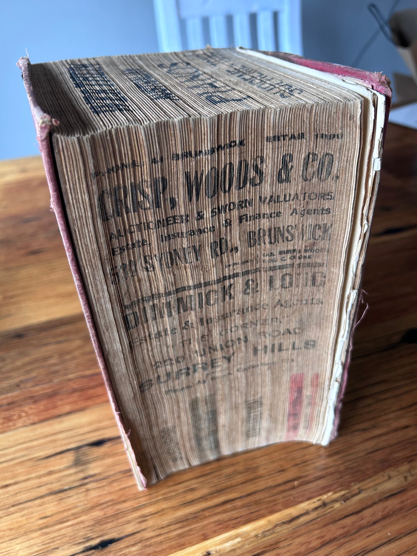 Rare Directory of Victoria - 1927 - Metro, Ballarat, Bendigo, and Geelong Areas - usually found only in museums.