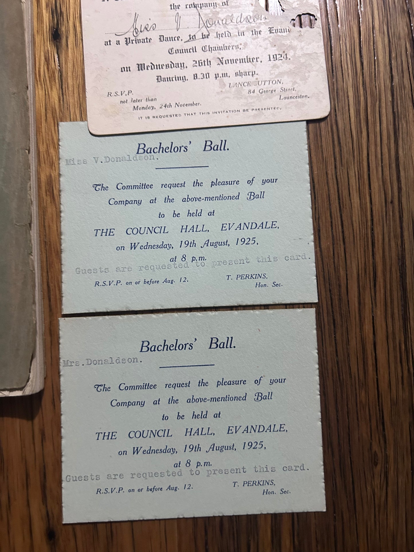 Martin Cash The Bushranger of Van Diemen’s Land In 1843-4. Circa 1929 with bonus free dance invitations found inside