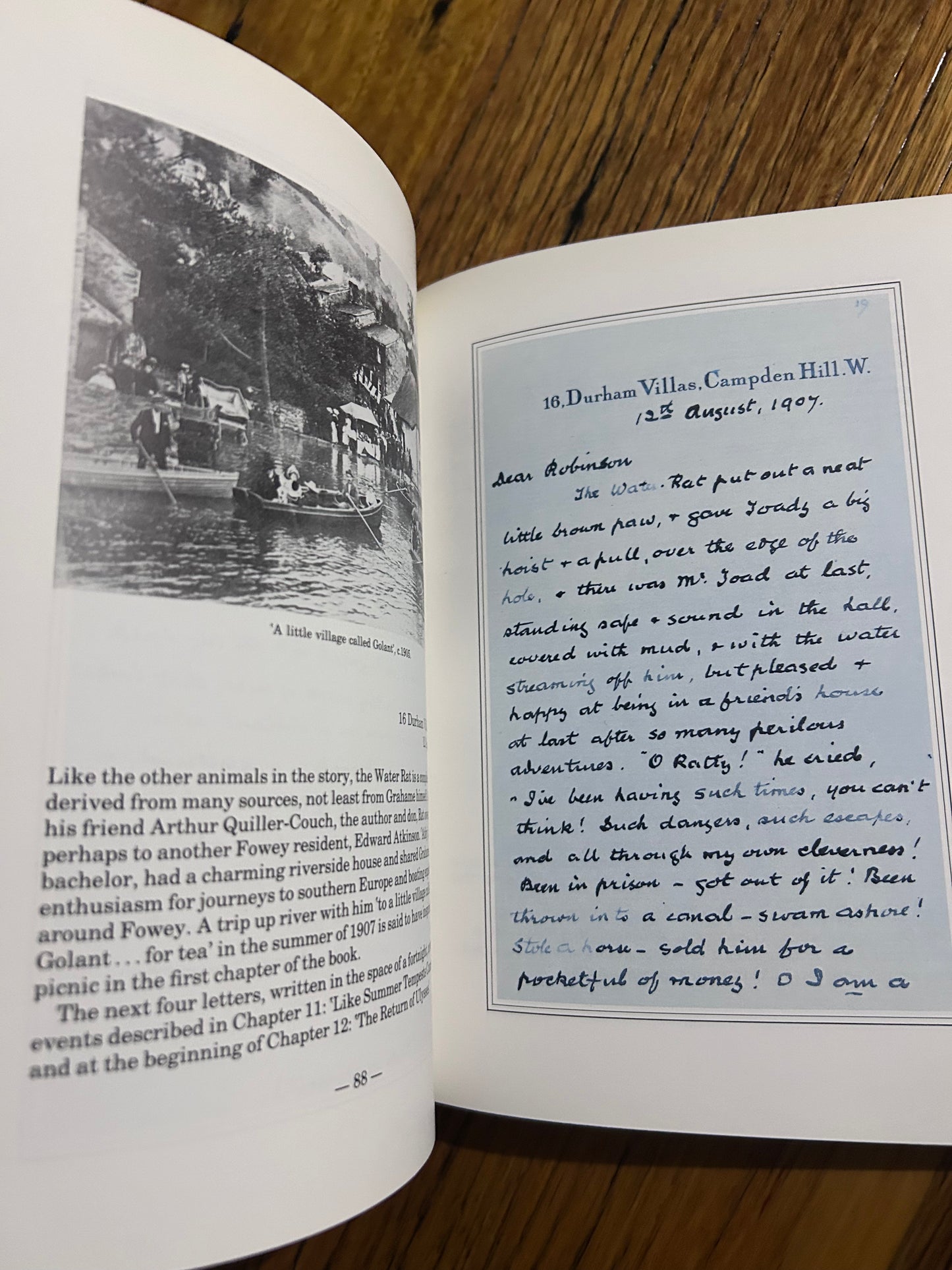 My Dearest Mouse - The Wind in the Willows letters
